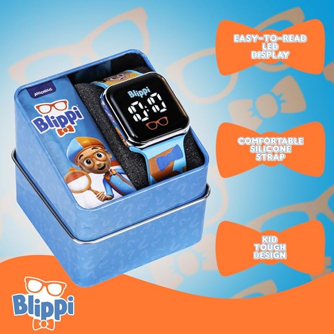 Reloj Blippi Enseñanza Interactiva Con Luz Led