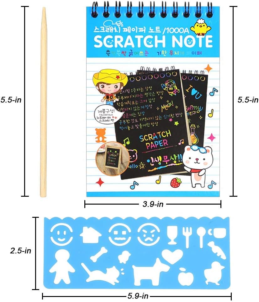 Paquete 16 Cuadernos Para Manualidades Scratch