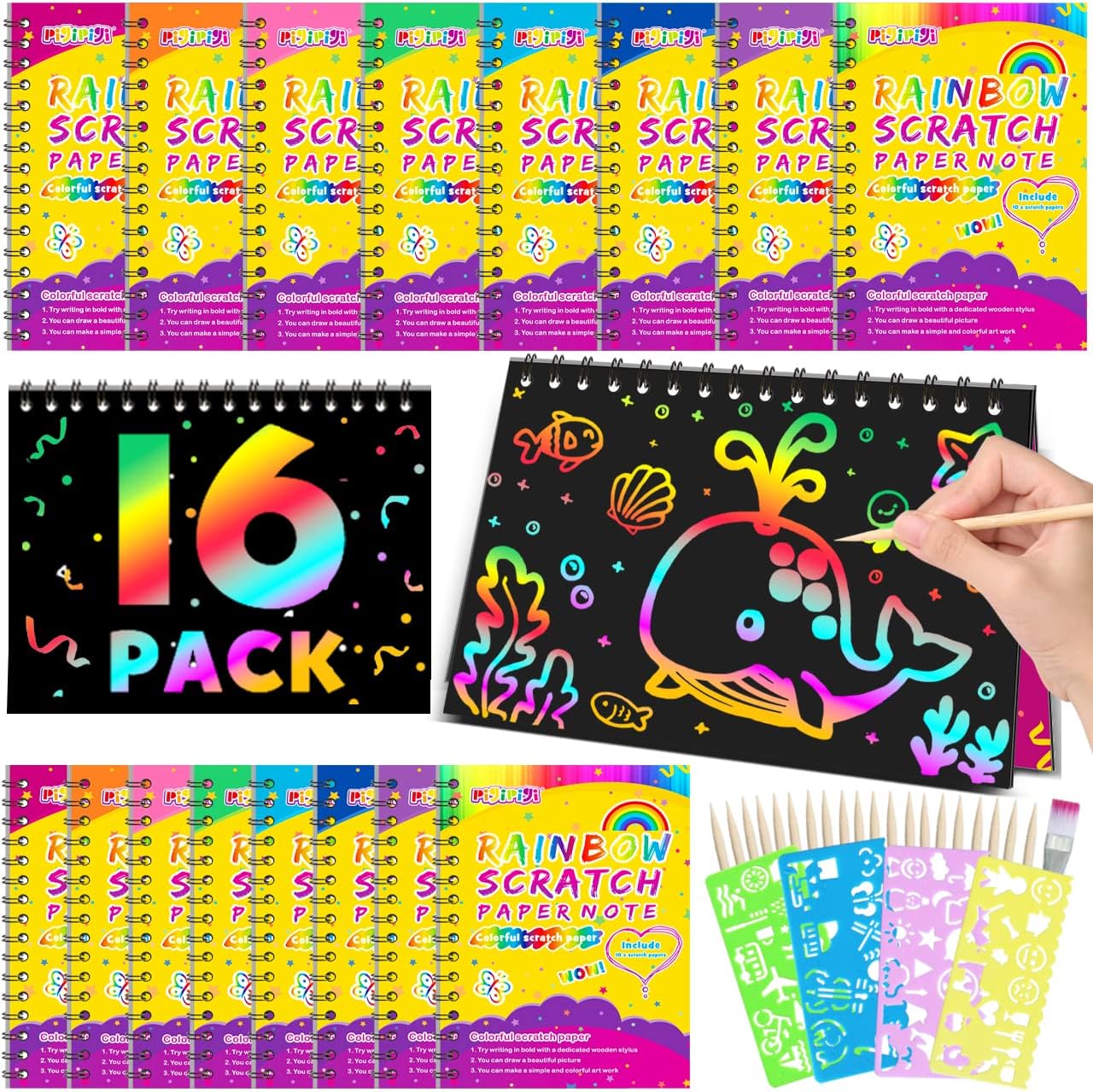 Scratch Pack Fiesta 16 Cuadernos Y Accesorios