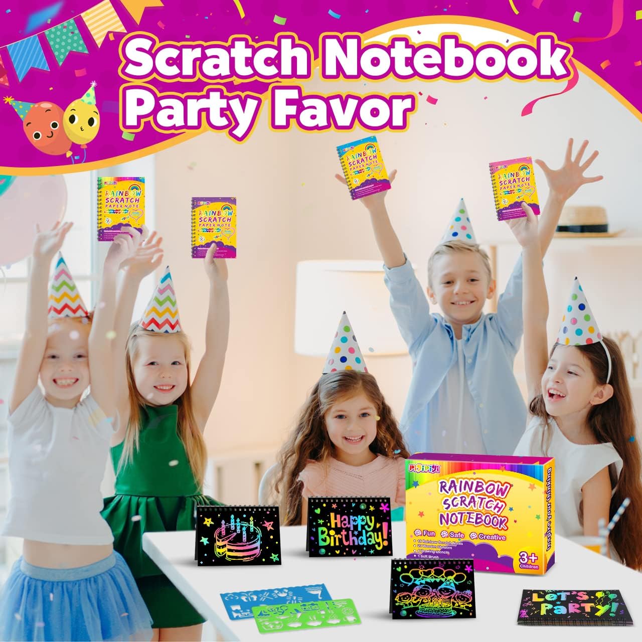 Scratch Pack Fiesta 16 Cuadernos Y Accesorios