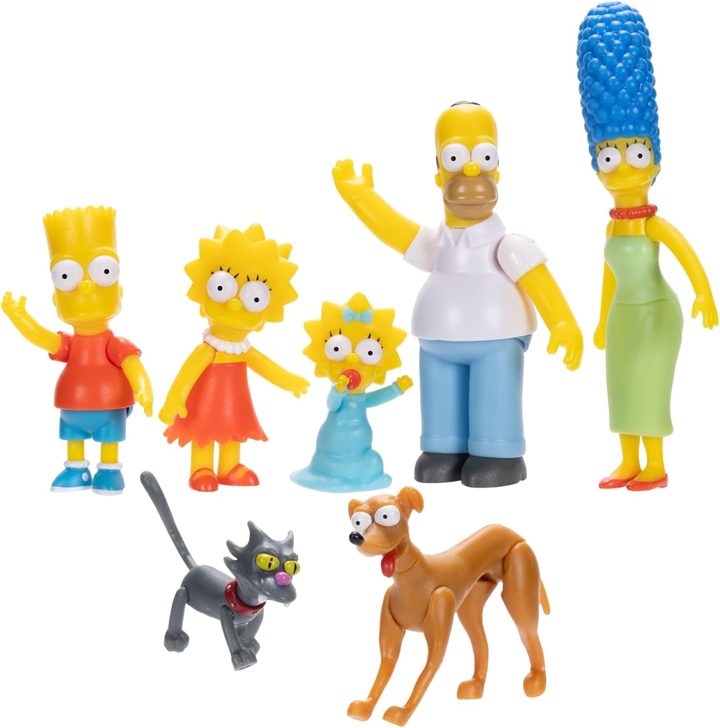 Los Simpsons Family Pack De 7 Figuras A Escala