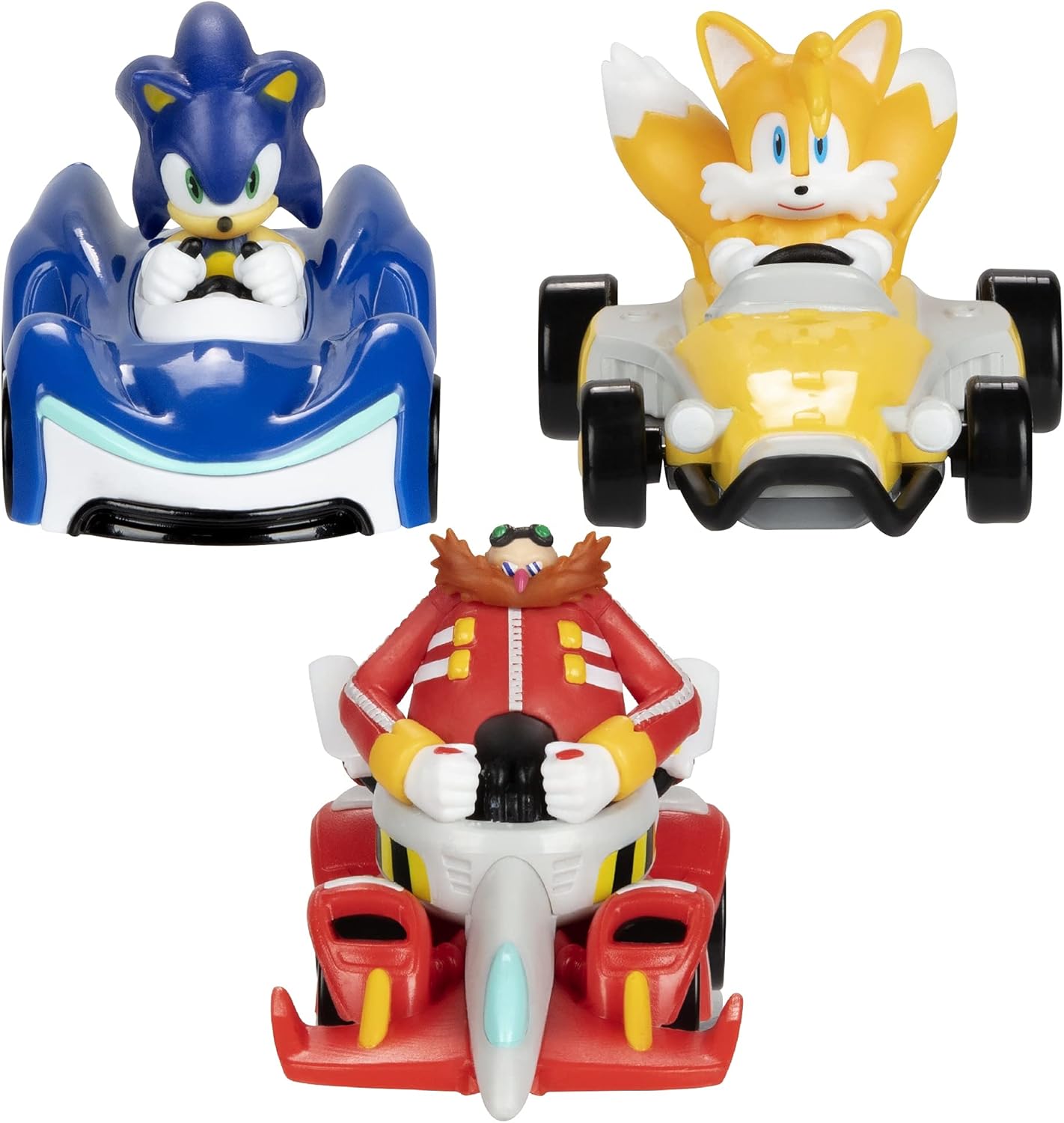 Sonic Vehículos pack x3 fundidos a presión 1:64 Teletiendauy