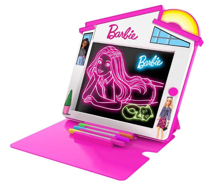 Tablet Pizarra Luminosa Barbie Original Casita