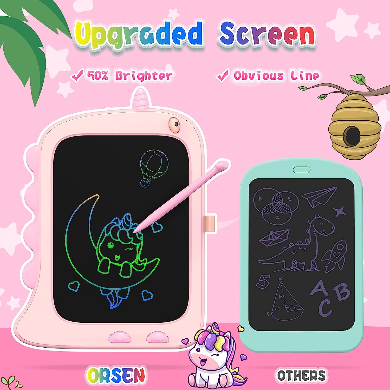 Tablet unicornio De Escritura Lcd 8.5 Pulgadas