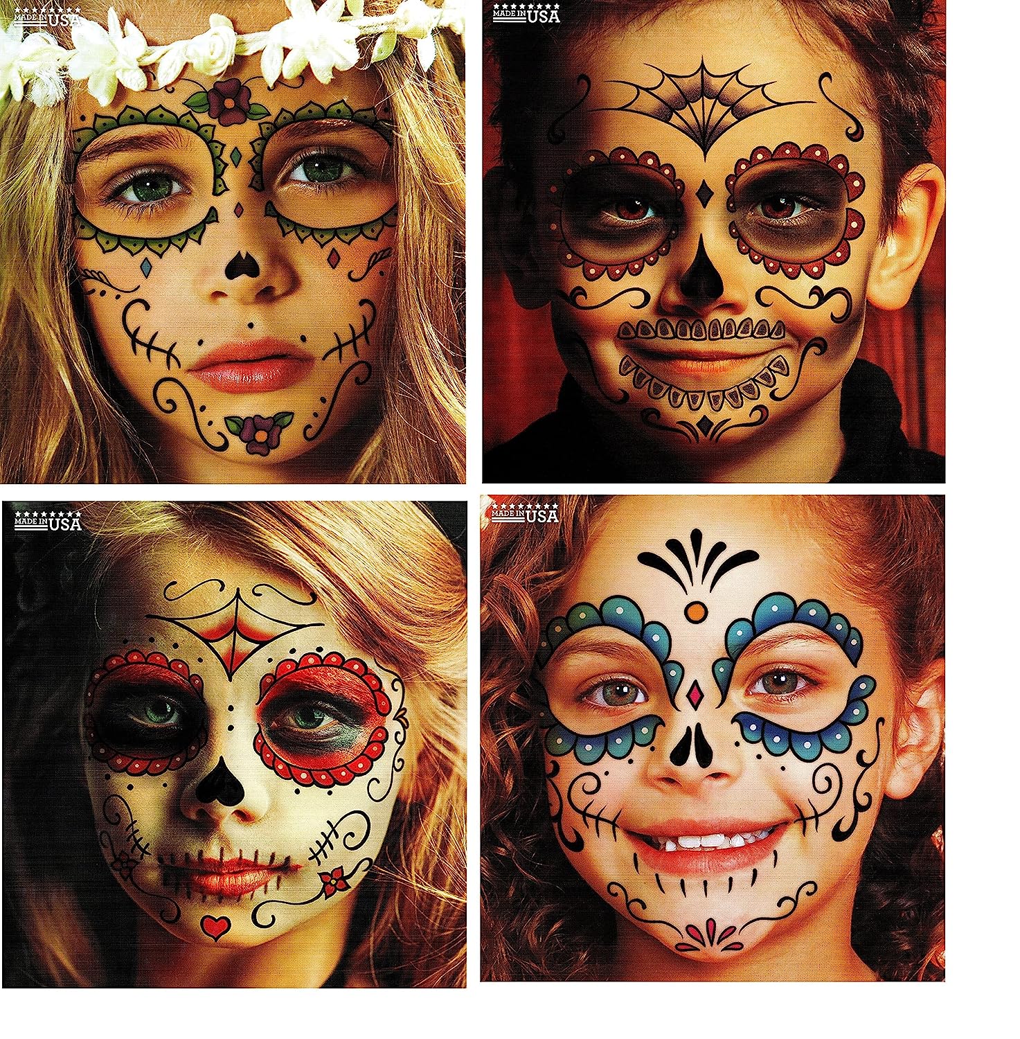 Tatuajes Temporales Tipo Maquillaje Halloween