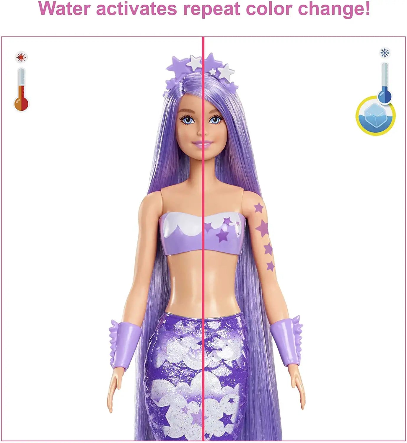 Barbie Reveal Sirena Con 7 Sopresas De Agua