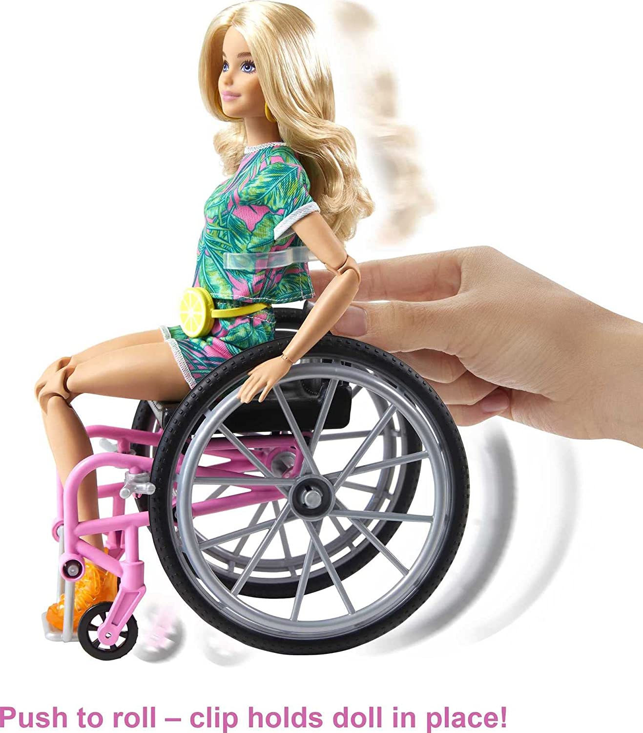 Barbie con silla de ruedas Muñeca Fashionista Teletiendauy