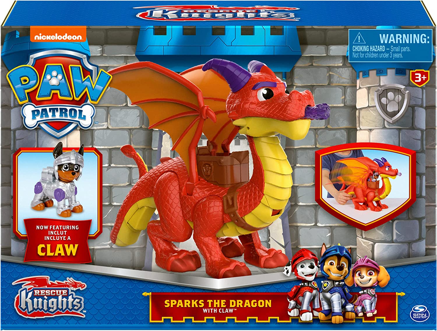 Dragon Y Figura Patrulla D Cachorros Paw Patrol