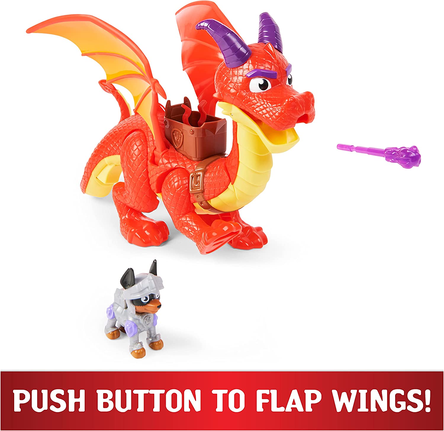 Dragon Y Figura Patrulla D Cachorros Paw Patrol