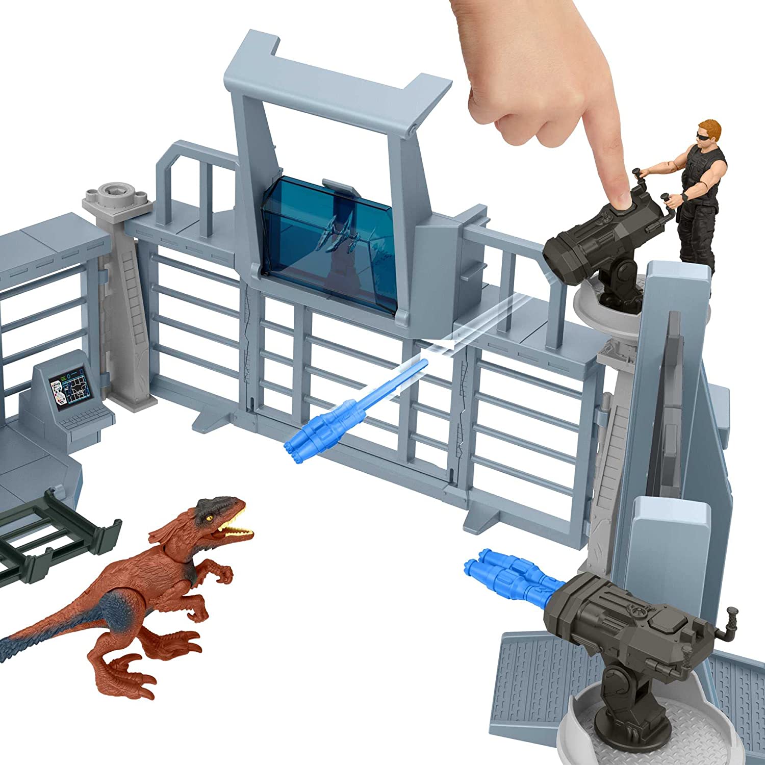 Jurassic World -Juego de  Construccion- Con 2 Figuras