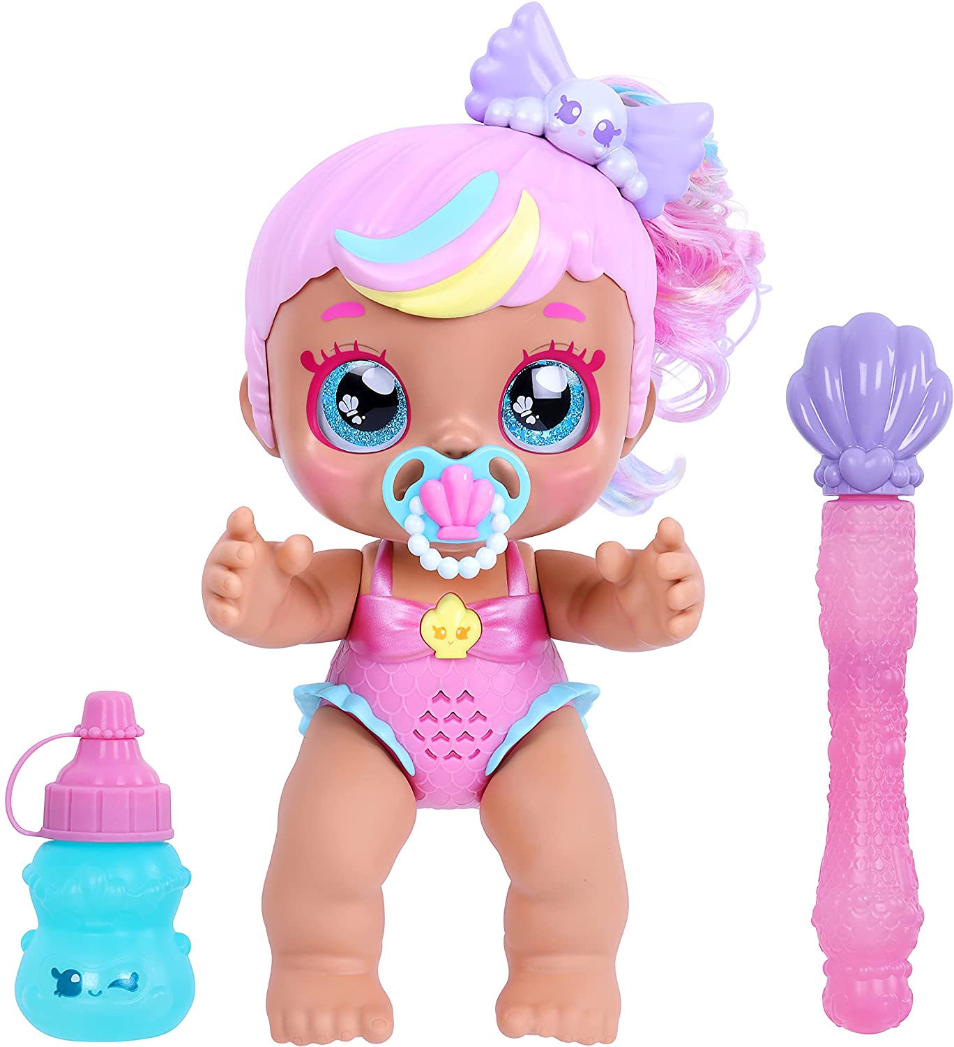 Kindi Kids Muñeca Electrónica Poppi Pearl Bubble 'N' Sing