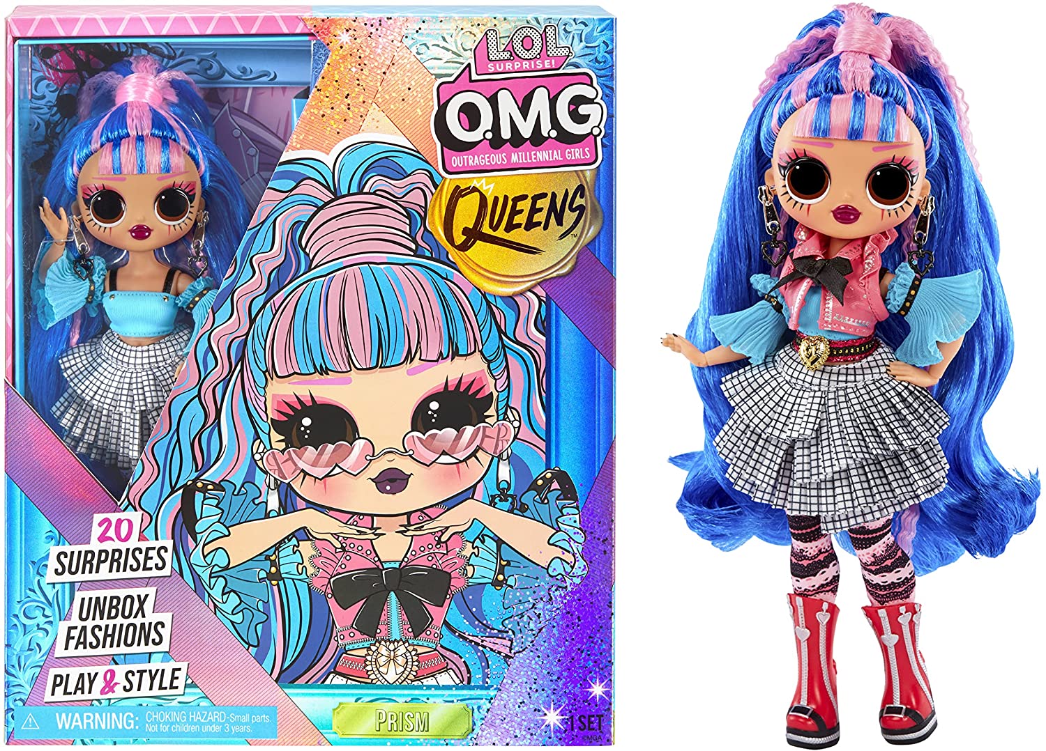 LOL ¡Surprise! O.M.G Queens Prism Muñeca 20 sorpresas.