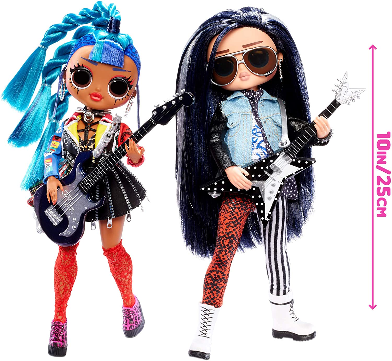 LOL Surprise O.M.G Remix Rocker Boi and Punk Pack de 2 muñecas