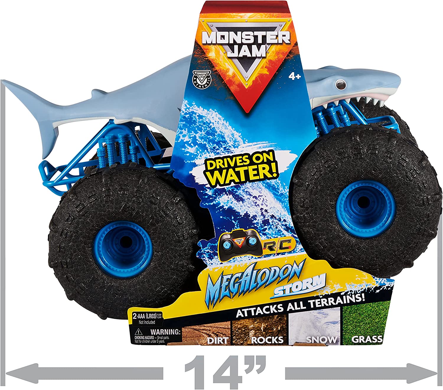 Monster Jam Megalodon Gigante A Control Remoto