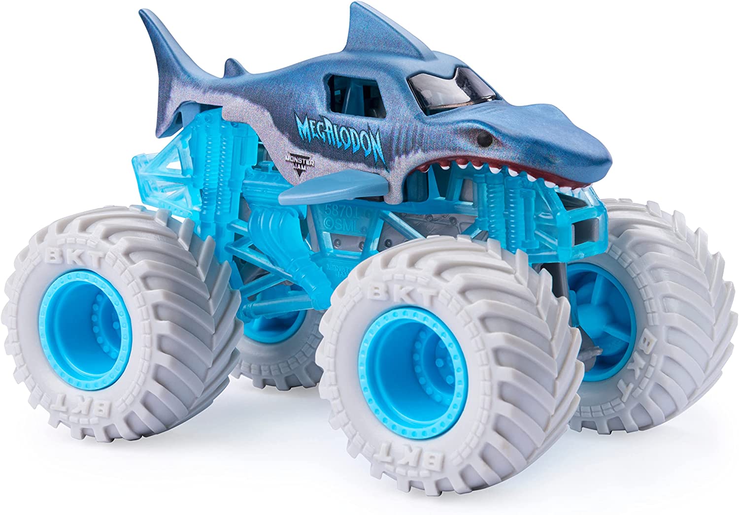 Monster Jam Juego Rampas Megalodon Con Vehiculo