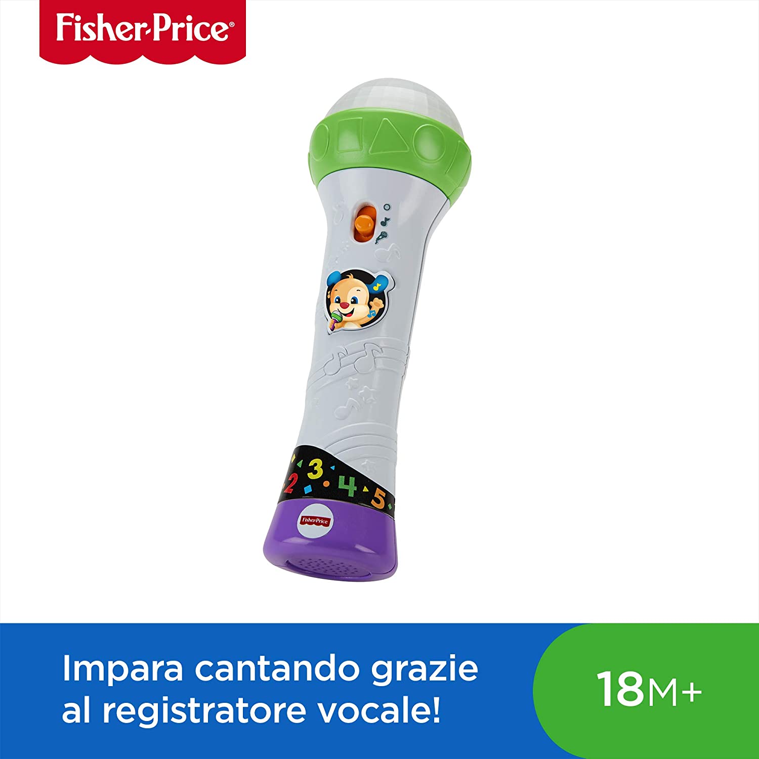 Micrófono Graba Y Canta Fisher Price Con Luces