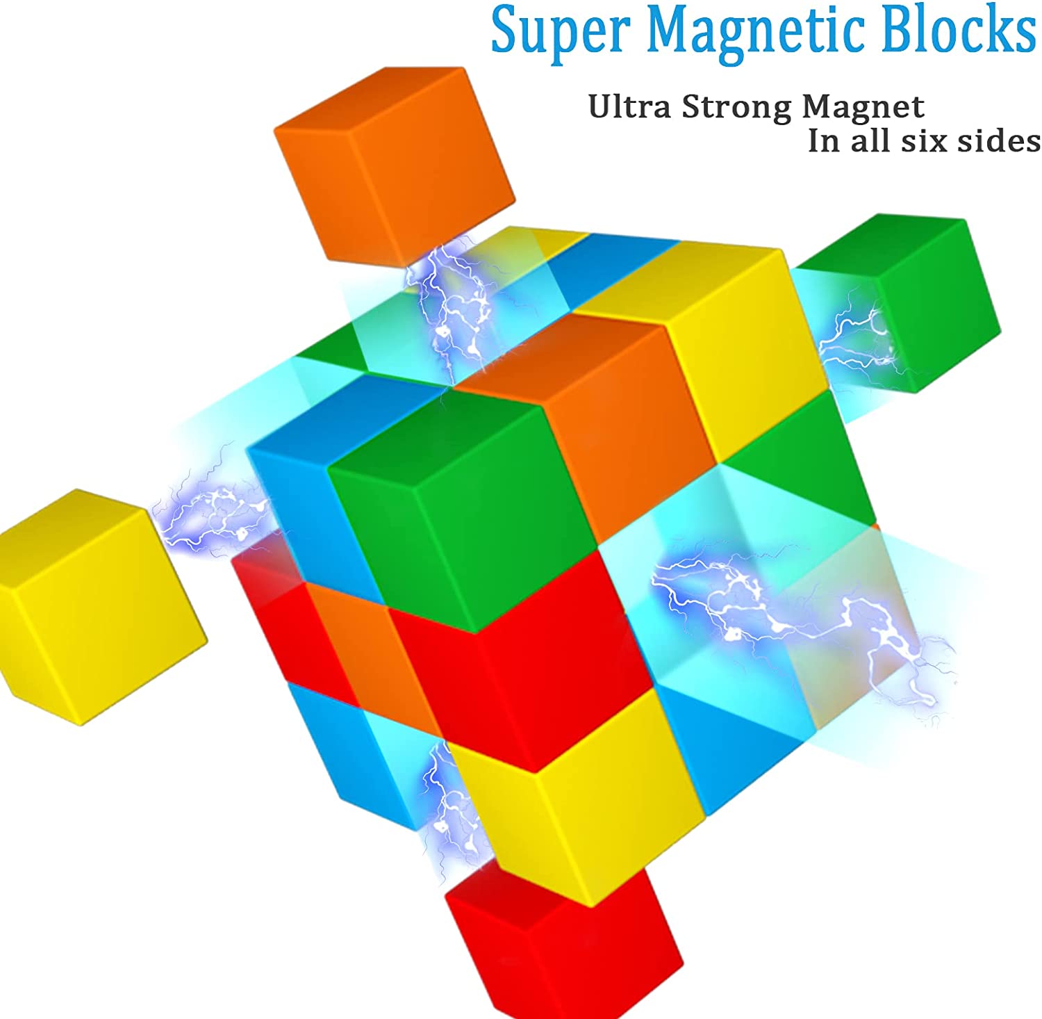 Bloques Magnéticos Sensoriales Juego Montessori