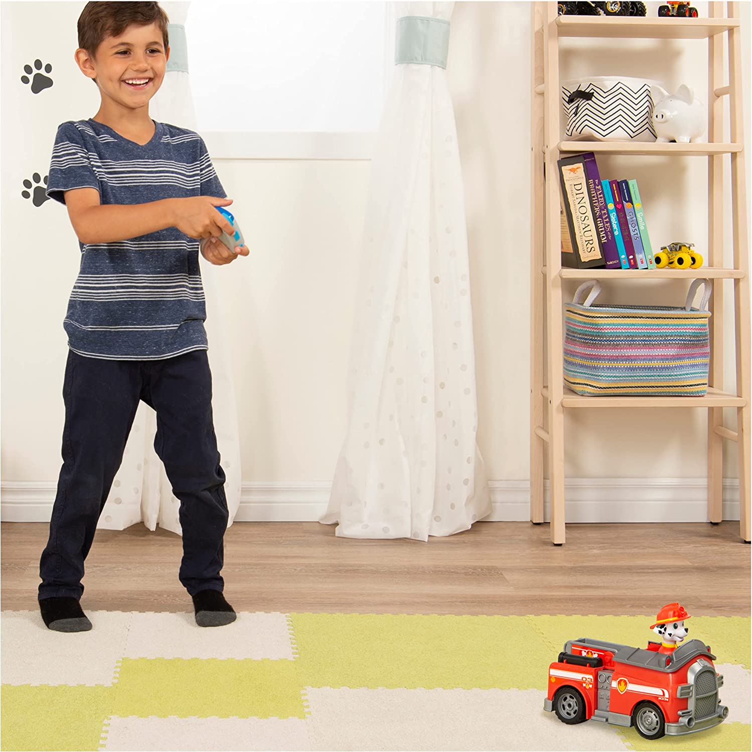 Paw Patrol Coche Con Control Remoto Marshall