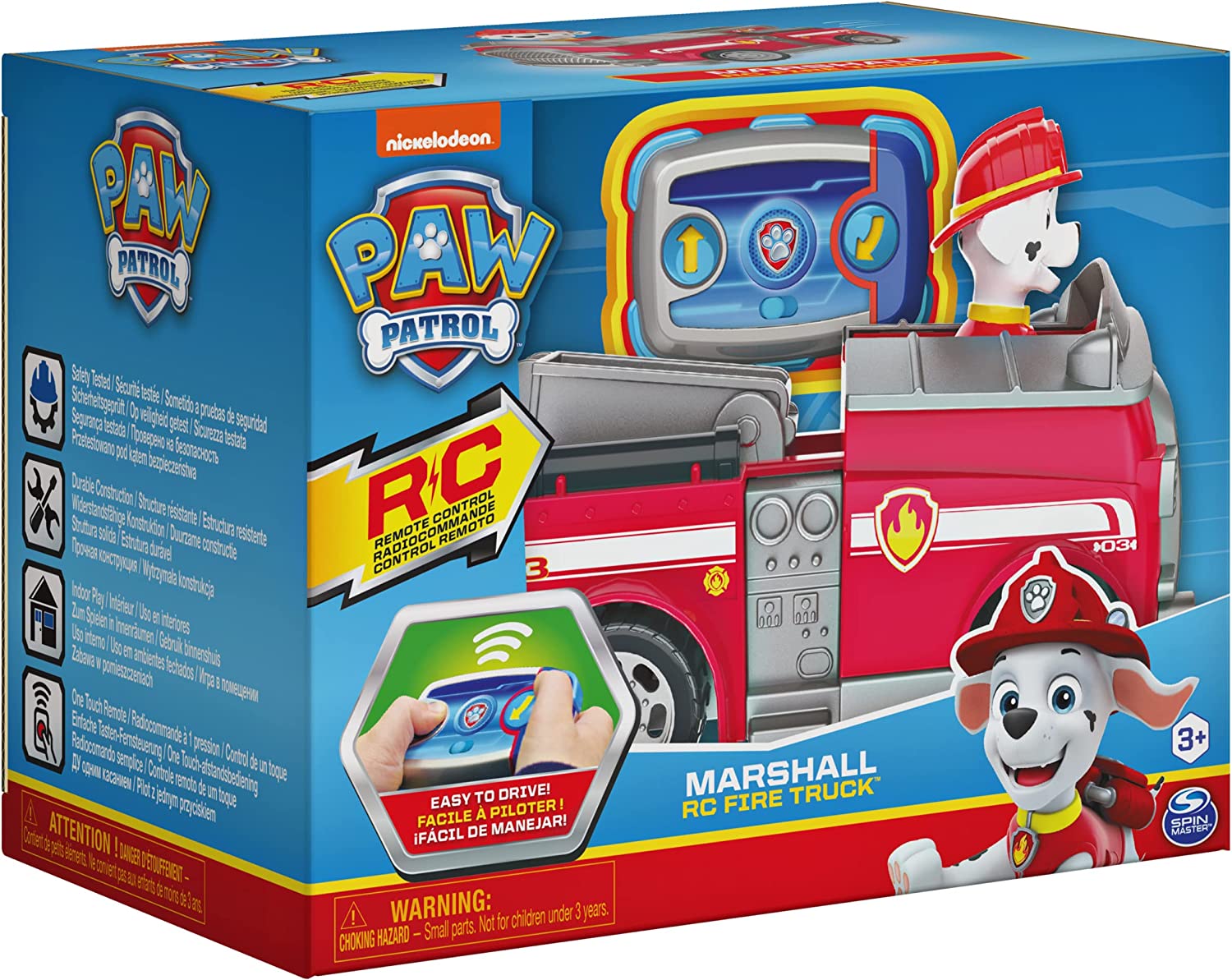 Paw Patrol Coche Con Control Remoto Marshall