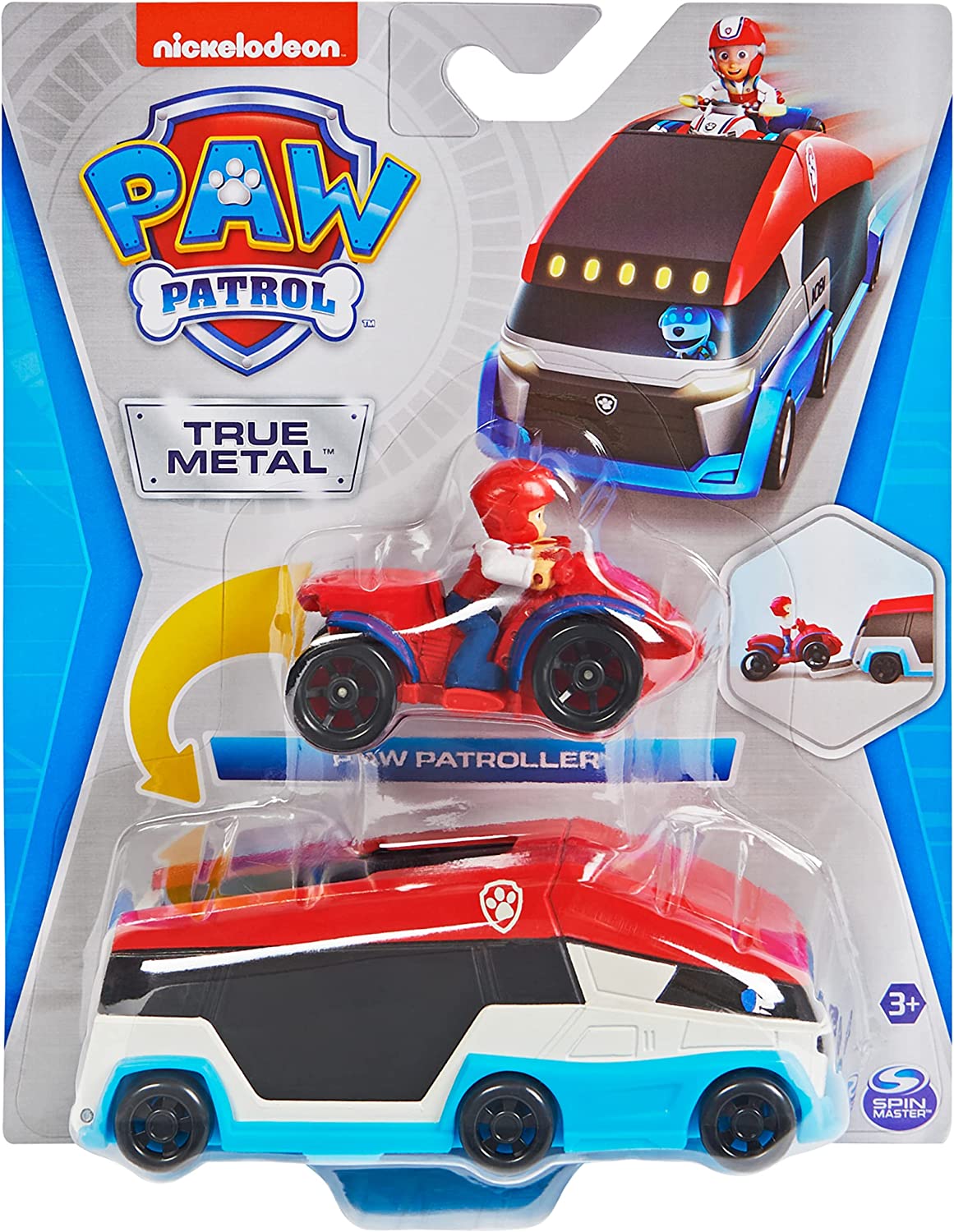 Paw Patrol Paw Patroller Y Fireretruck Set X2 con Figura