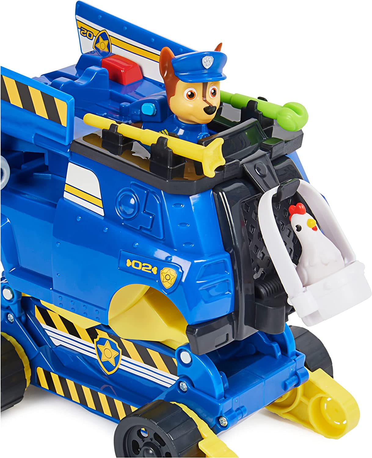 Paw Patrol Coche Transformador Con Figura Y Mas