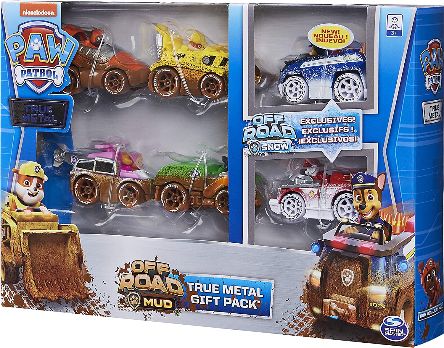 Paw Patrol Pack X6 Autos Patrulla De Cachorros