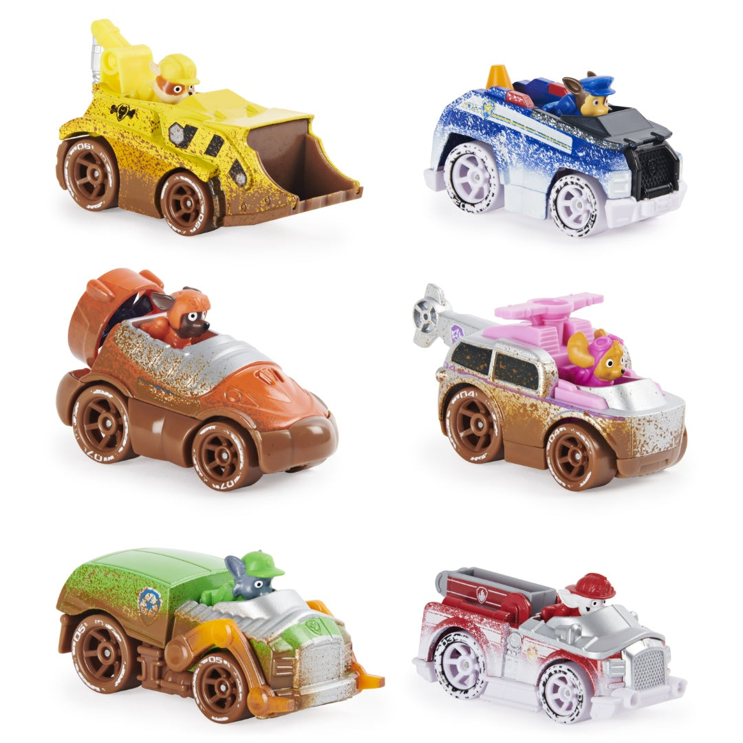 Paw Patrol Pack X6 Autos Patrulla De Cachorros