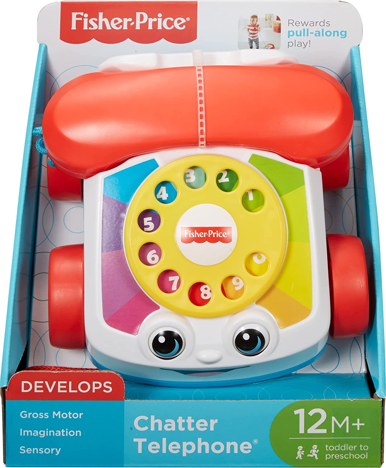 Fisher Price Teléfono De Arrastre Infantil